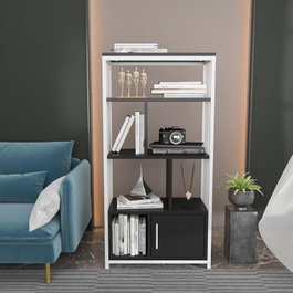 Hanah Home Valero Estantería Blanco y Antracita